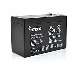 Акумуляторна батарея Merlion 12V 7.2Ah Black (GP1272F2B)