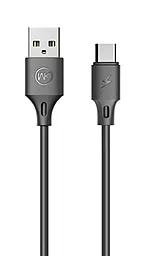 Кабель WK WDC-092a USB-A - Type-C 10w 2м cable Black