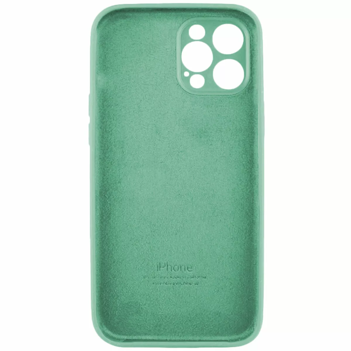 Чохол Silicone Case Full Camera для Apple iPhone 12 Pro Max Spearmint - фото 2