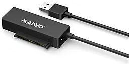 Адаптер Maiwo HDD/SSD SATA 2,5"/3,5"/5,25" на USB 3.0 БП 12А/2A (K10435A) - мініатюра 2