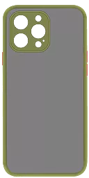 Чехол MAKE Apple для iPhone 13 Pro Max Frame (Matte PC+TPU) Green