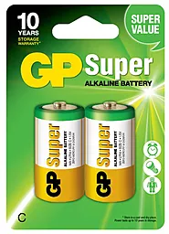 Батарейки GP C / LR14 Super Alkaline (14A-U2) 2шт 1.5 V