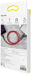 USB Кабель Baseus Kevlar 2M Lightning Cable Red (CALKLF-C09) - мініатюра 10