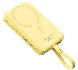 Повербанк Baseus Magnetic Mini 10000mAh 30W Yellow (P1002210BY23-00) - фото Повербанк Baseus Magnetic Mini 10000mAh 30W Yellow (P1002210BY23-00)