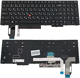 Клавіатура для ноутбуку Lenovo ThinkPad E580, L580 Black