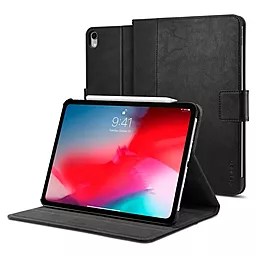Чехол для планшета Spigen Stand Folio для Apple iPad Air 10.9" 2020, 2022, iPad Pro 11" 2018 Black (067CS25644) - фото Чехол для планшета Spigen Stand Folio для Apple iPad Air 10.9" 2020, 2022, iPad Pro 11" 2018 Black (067CS25644)