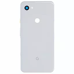 Задняя крышка корпуса Google Pixel 3a  со стеклом камеры Original Clearly White