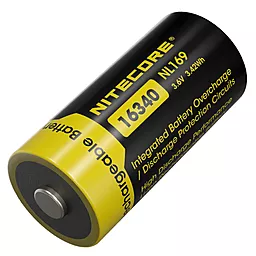 Аккумулятор Nitecore CR123A 950mAh 3.6V Li-Ion (NL169) - фото Аккумулятор Nitecore CR123A 950mAh 3.6V Li-Ion (NL169)