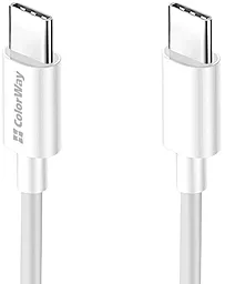 Кабель ColorWay USB Type-C - Type-C 100w 5a 1м PD cable White (CW-CBPDCC058-WT) - фото Кабель ColorWay USB Type-C - Type-C 100w 5a 1м PD cable White (CW-CBPDCC058-WT)