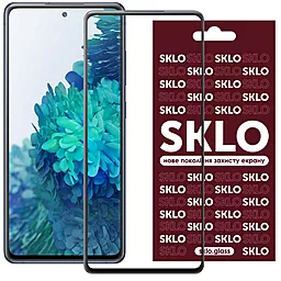 Захисне скло SKLO 3D для Samsung Galaxy S21 FE Чорний
