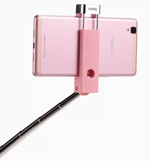 Моноподи, селфі-палки для селфі Hoco K4 Beauty Wireless Pink - фото 5