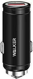 Автомобільний зарядний пристрій Walker WCR-23 2.4A Black