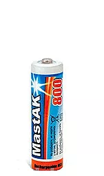 Аккумулятор MastAK AA (R6) 800mAh NiMH 1 шт - фото Аккумулятор MastAK AA (R6) 800mAh NiMH 1 шт