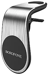 Держатель магнитный Borofone BH10 Magnetic Silver - фото Держатель магнитный Borofone BH10 Magnetic Silver