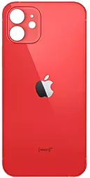 Задняя крышка корпуса Apple iPhone 12 (small hole) Original Red - фото Задняя крышка корпуса Apple iPhone 12 (small hole) Original Red