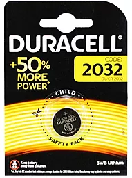 Батарейки Duracell DCR2032 1шт