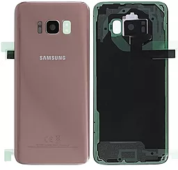 Задняя крышка корпуса Samsung Galaxy S8 G950 со стеклом камеры Rose Pink - фото Задняя крышка корпуса Samsung Galaxy S8 G950 со стеклом камеры Rose Pink