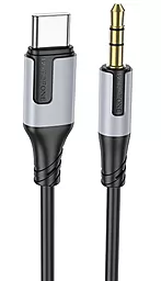 Аудіо кабель Borofone BL19 Creator digital audio AUX mini Jack 3.5 мм - USB Type-C M/M cable 1 м black