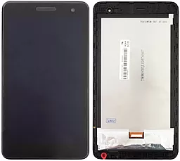 Дисплей для планшету Huawei MediaPad T1 7 (жовтий шлейф) + Touchscreen with frame Black - фото Дисплей для планшету Huawei MediaPad T1 7 (жовтий шлейф) + Touchscreen with frame Black