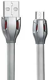 Кабель Remax Laser USB-A - Type-C 12w 2.4a 1м cable Grey (RC-035a) - фото Кабель Remax Laser USB-A - Type-C 12w 2.4a 1м cable Grey (RC-035a)
