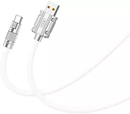Кабель USB XO NB227 6a 1.2m USB Type-C сable white