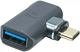 OTG-перехідник PowerPlant M-F USB Type-C -> USB-A 3.1 Black (CA914319)
