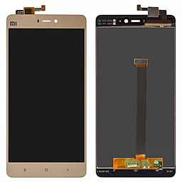 Дисплей Xiaomi Mi4s с тачскрином, Gold - фото Дисплей Xiaomi Mi4s с тачскрином, Gold