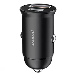 Автомобильное зарядное устройство Proove 65w PD USB-C/USB-A ports car charger black (ACTP65110001) - фото Автомобильное зарядное устройство Proove 65w PD USB-C/USB-A ports car charger black (ACTP65110001)