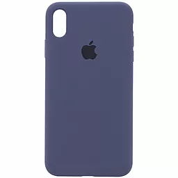 Чохол Silicone Case Full для Apple iPhone X, iPhone XS midnight blue
