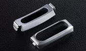 Сменный ремешок для фитнес трекера Xiaomi Mi Band 2 EMMIFIT Steel Sportswear Black - миниатюра 2