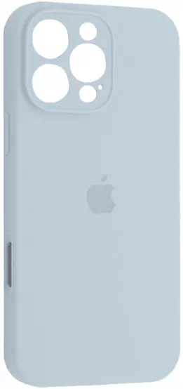 Чохол Silicone Case Full Camera для Apple iPhone 16 Pro Max Light Blue - фото 1