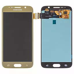 Дисплей Samsung Galaxy S6 G920 з тачскріном, (TFT), Gold