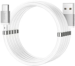 Кабель USB Hoco U91 Magnetic Charging USB Type-C Cable 3A White