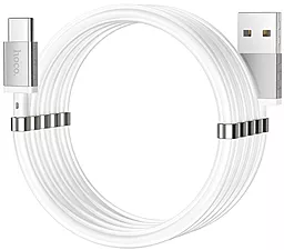 Кабель Hoco U91 Magnetic Charging USB-A - Type-C 15w 3a 1м cable White