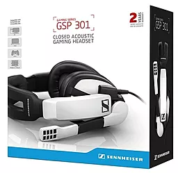 Навушники Sennheiser GSP 301 Black/White - мініатюра 9
