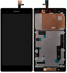 Дисплей Sony Xperia T2 Ultra (D5303, D5306, D5322) с тачскрином и рамкой, Black - фото Дисплей Sony Xperia T2 Ultra (D5303, D5306, D5322) с тачскрином и рамкой, Black