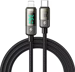 Кабель McDodo Auto Power Off USB Type-C - Lightning 36w 3a 1.2м PD сable Black (CA-3600) - фото Кабель McDodo Auto Power Off USB Type-C - Lightning 36w 3a 1.2м PD сable Black (CA-3600)