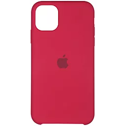 Чохол Apple Silicone Case iPhone 12, iPhone 12 Pro Rose Red