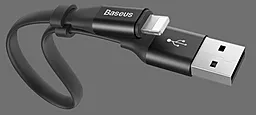 Кабель USB Baseus Nimble Portable 0.23M Lightning Cable Black (CALMBJ-B01) - миниатюра 5