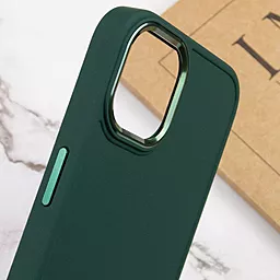 Чехол Epik TPU Bonbon Metal Style для Apple iPhone 13 (6.1") Зеленый / Pine green - миниатюра 5