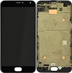 Дисплей Meizu Pro 5 (M576) с тачскрином и рамкой, оригинал, Black - фото Дисплей Meizu Pro 5 (M576) с тачскрином и рамкой, оригинал, Black