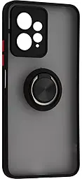 Чохол 1TOUCH Gingle Ring Case для Xiaomi Redmi Note 12 4G Black - фото Чохол 1TOUCH Gingle Ring Case для Xiaomi Redmi Note 12 4G Black