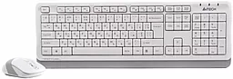 Комплект (клавиатура+мышка) A4Tech Fstyler FG1010 White - миниатюра 2