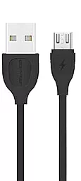 Кабель Jellico USB-A - micro USB 12w 2.4a 1м cable Black (YG-10)