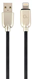 Кабель Cablexpert USB-A - Lightning 10.5w 2м cable Black (CC-USB2R-AMLM-2M) - фото Кабель Cablexpert USB-A - Lightning 10.5w 2м cable Black (CC-USB2R-AMLM-2M)