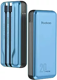 Повербанк Yoobao LC6 20000 mAh 22.5W Blue