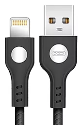 Кабель XO NB107USB-A - Lightning 10.5w 1м cable Black - фото Кабель XO NB107USB-A - Lightning 10.5w 1м cable Black
