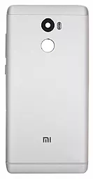 Задняя крышка корпуса Xiaomi Redmi 4 со стеклом камеры Original Silver - фото Задняя крышка корпуса Xiaomi Redmi 4 со стеклом камеры Original Silver