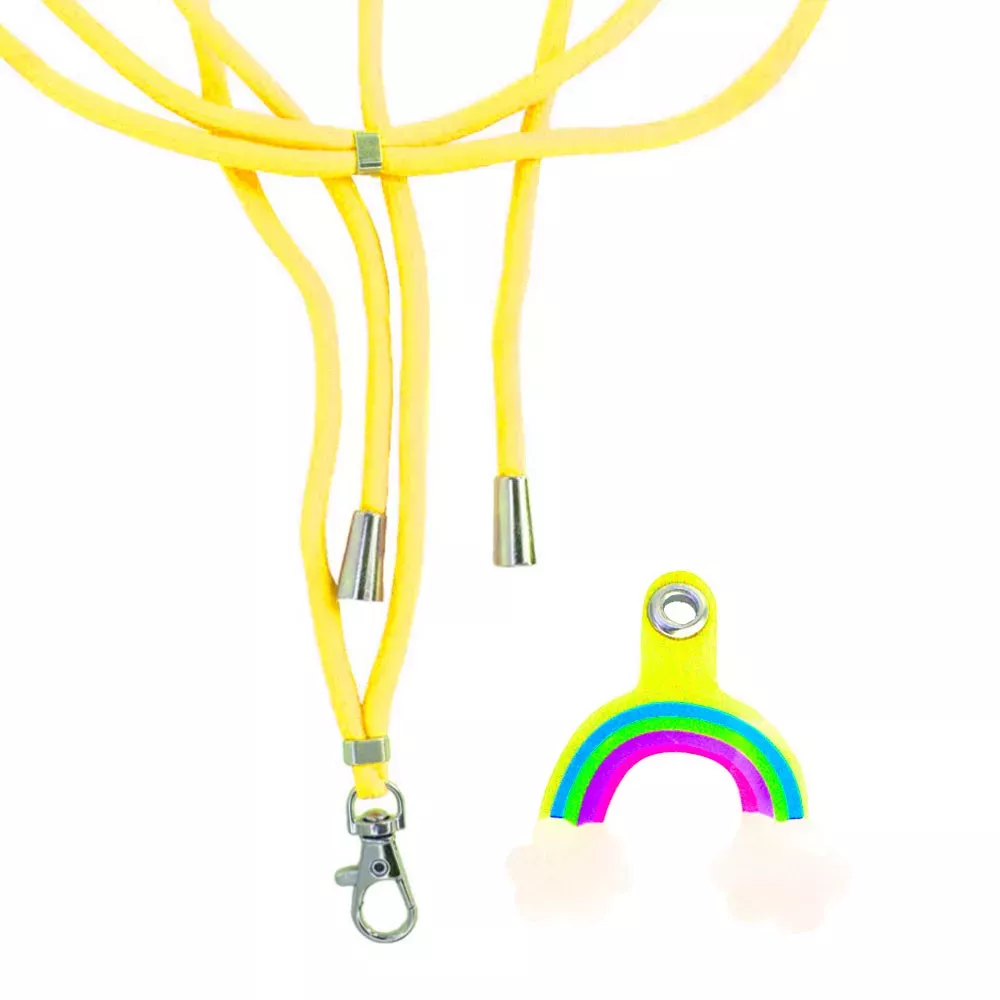Шнурок на шею Rainbow — Yellow  - фото 1