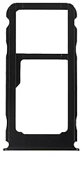 Держатель (лоток) Сим карты Nokia 3.1 Plus Single Sim Black